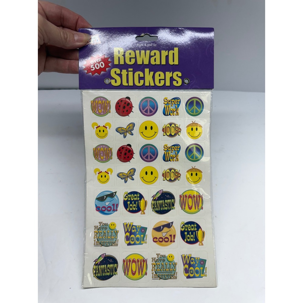Martin Designs Reward Stickers Over 500 Count Teacher Student Motivational Pack